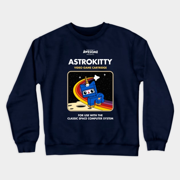 Astro Kitty Crewneck Sweatshirt by The Brick Dept